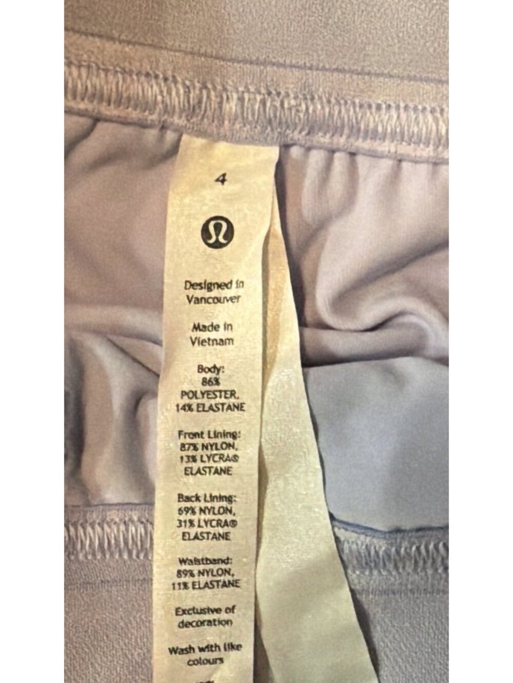 Lululemon Court Rival HR Skirt Long size 4, NWT Running Yoga Athleisure Workout - Picture 2 of 6